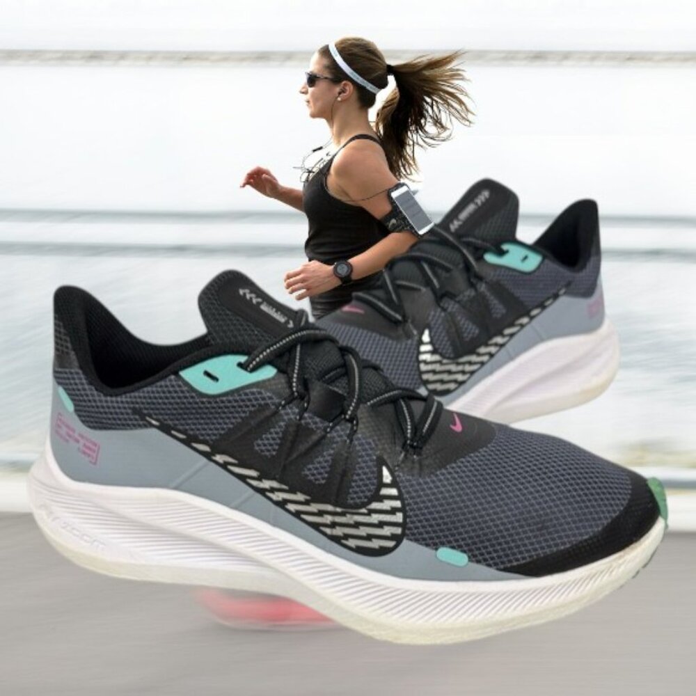 Nike Womens Winflo 7 Shield Obisidian Mist CU3868-403 Women's Running Shoes US 9
